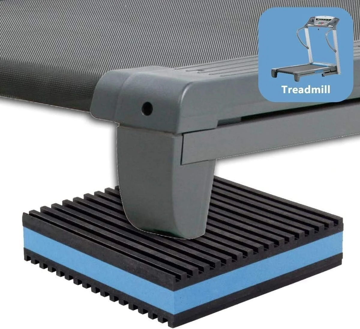 پدهای ضد لرزش لاستیکی شیاردار برای تجهیزات سنگین، با پد عایق فوم آبی برای کمپرسور هوا، ماشین لباسشویی و خشک کن، واحدهای تهویه مطبوع (بسته 4 عددی) (15x15 سانتی متر) پدهای ضد لرزش لاستیکی شیاردار برای تجهیزات سنگین، با پد عایق فوم آبی برای کمپرسور هوا، ماشین لباسشویی و خشک کن، واحدهای تهویه مطبوع (بسته 4 عددی) (15x15 سانتی متر)