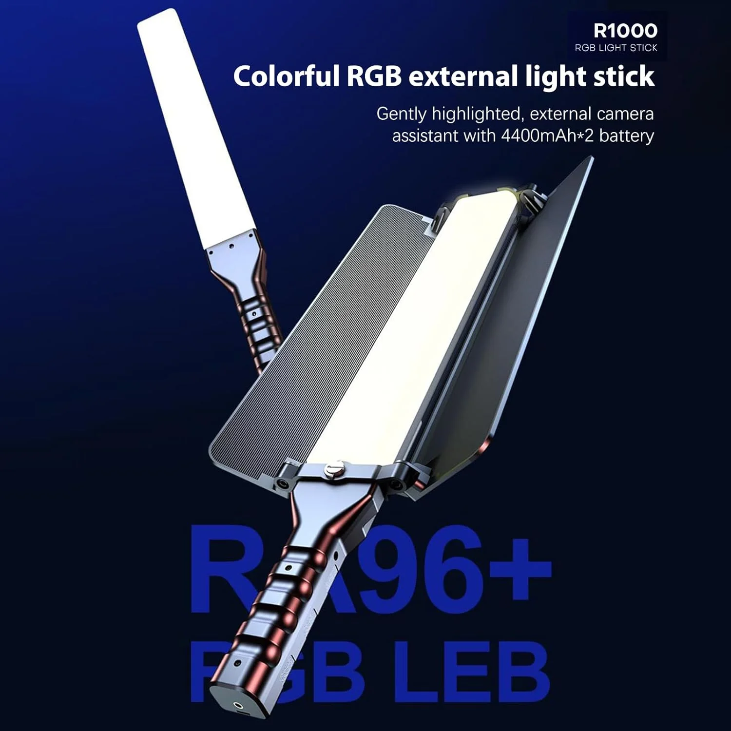 چراغ عکاسی دستی RGB پپیسکی، چراغ LED قابل حمل 2700-7500K با طراحی ارگونومیک و صفحه نمایش OLED، دارای 36 حالت جلوه ویژه، کنترل از راه دور و آداپتور DC چراغ عکاسی دستی RGB پپیسکی، چراغ LED قابل حمل 2700-7500K با طراحی ارگونومیک و صفحه نمایش OLED، دارای 36 حالت جلوه ویژه، کنترل از راه دور و آداپتور DC