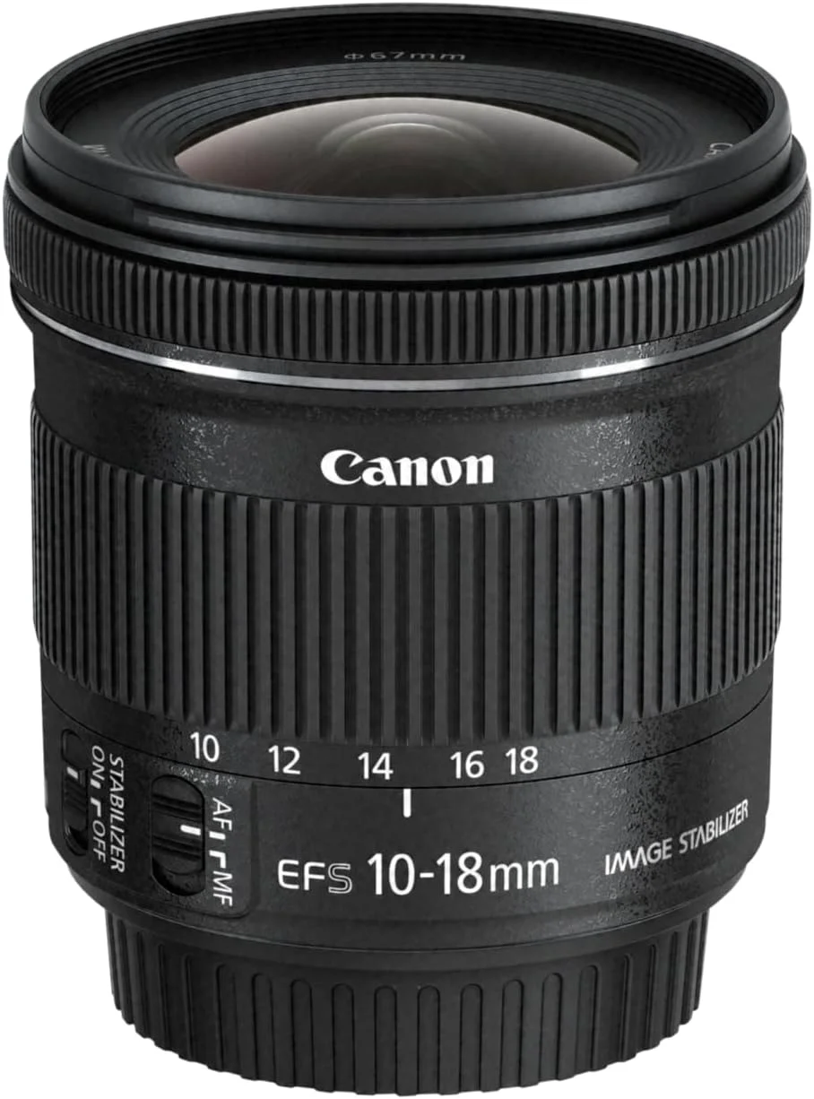 لنز کانن EF-S 10-18mm F/4.5-5.6 Is Stm، مشکی، 9519B005Aa
