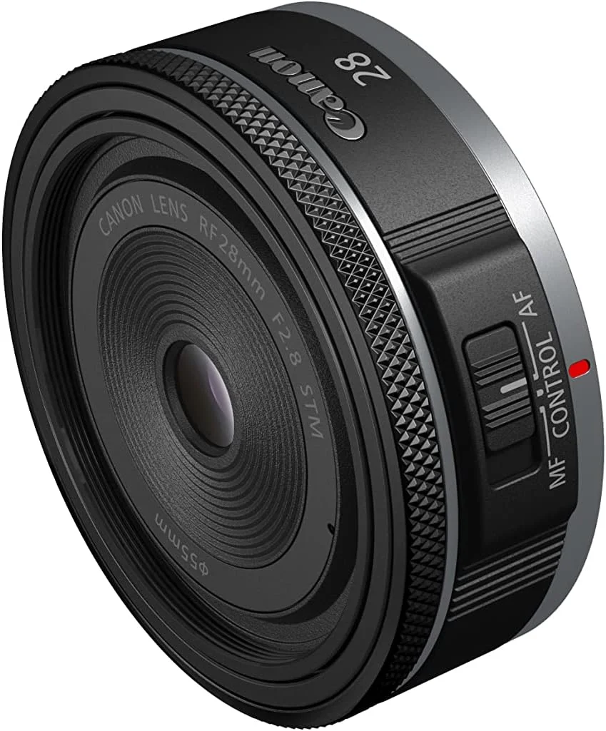 لنز کانن RF28mm F2.8 STM، مانت RF، زاویه باز، برای دوربین های فول فریم