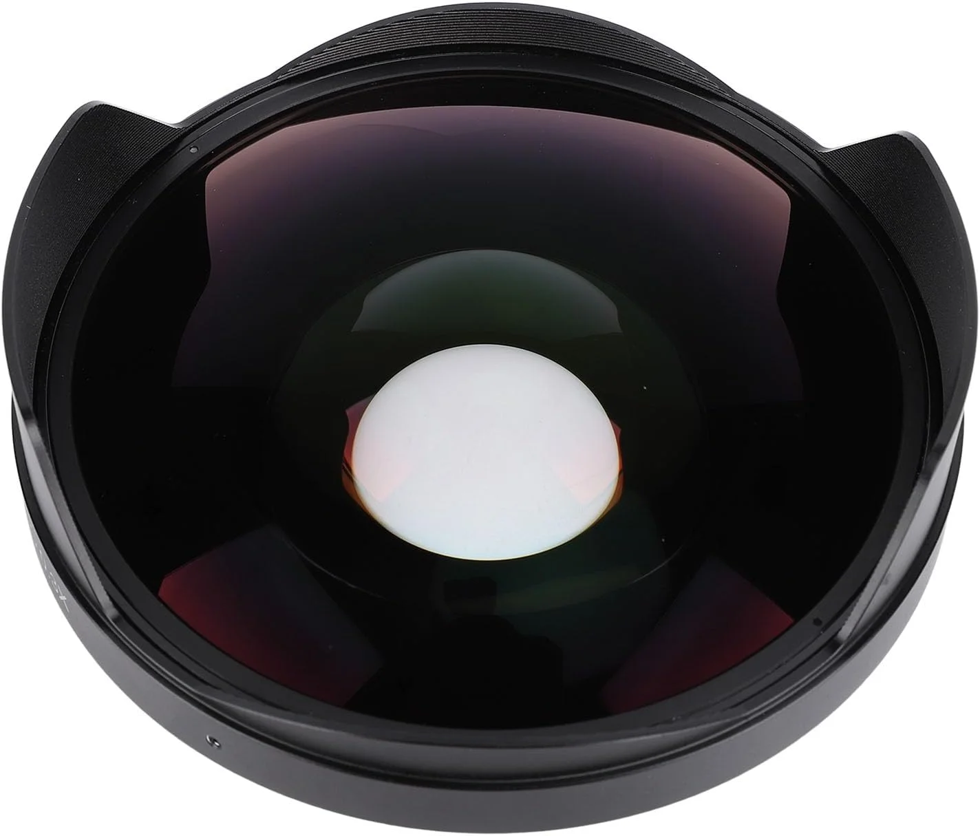 لنز فیش آی زاویه باز Elprico، لنز ماهیگیری 0.3x با هود، مانت رزوه 72 میلی متری، عمق میدان طولانی، سازگار با دوربین های فیلمبرداری، جایگزین برای دوربین های فیلمبرداری، اپتیکال