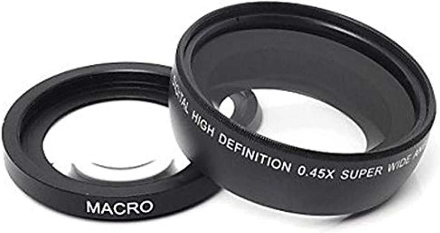 لنز زاویه باز فوق العاده عریض 55 میلی متری 0.45X با کیفیت بالا و حرفه ای برای دوربین های DSLR کانن (55MM)
