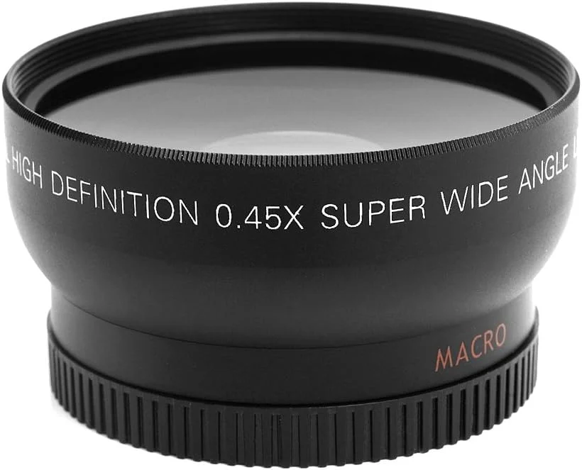 لنز زاویه باز 52 میلی‌متری (برای نیکون) 0.45X با کیفیت بالا و ماکرو برای دوربین‌های DSLR نیکون