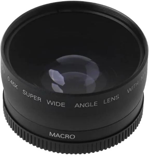 لنز زاویه باز 58 میلی‌متری سازگار با کانن، ماکرو با کیفیت بالا برای دوربین‌های DSLR کانن