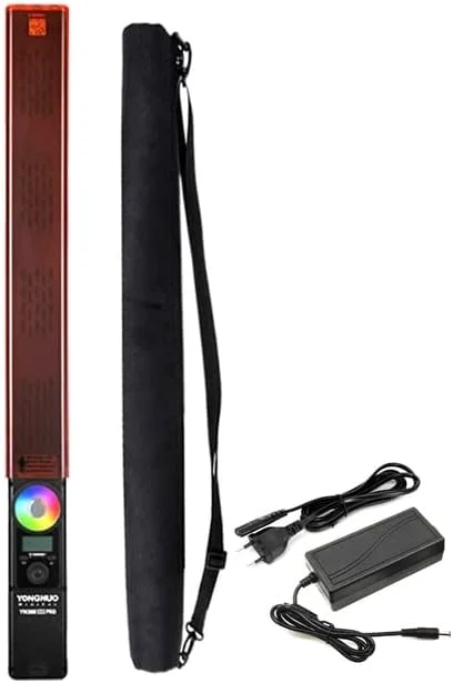 نورپردازی عکاسی - چراغ ویدئویی LED دستی یانگنو YN360III Pro RGB مدل Ice Stick با قابلیت تنظیم لمسی دو رنگ 3200K 5500K YN360 III (کیت 5500K-1)