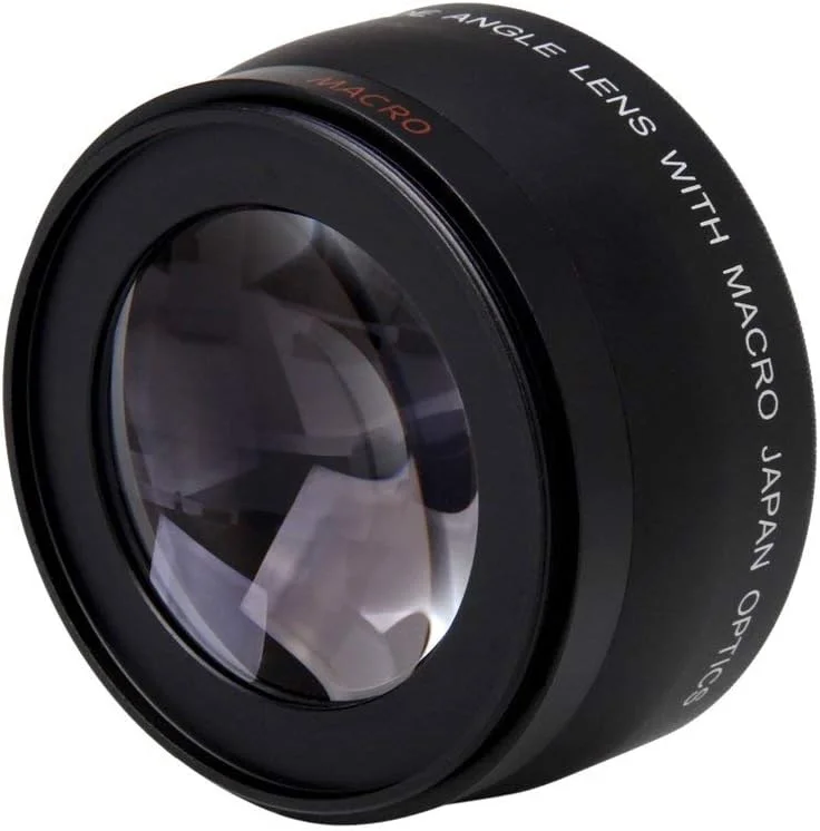 لنز زاویه باز eWINNER 58mm 0.45X شیشه نوری لنز ماکرو تبدیل جهانی دوربین DSLR لنز کلوز آپ کیف نگهداری برای دوربین دیجیتال مانت لنز 58 میلی متری برای دوربین Canon/Nikon/Sony (58MM)