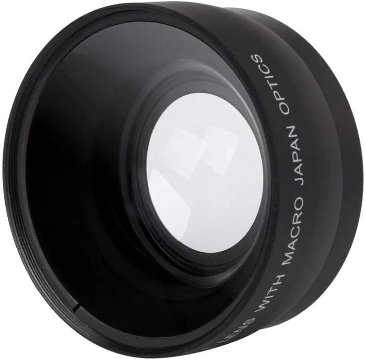 لنز زاویه باز eWINNER 58mm 0.45X شیشه نوری لنز ماکرو تبدیل جهانی دوربین DSLR لنز کلوز آپ کیف نگهداری برای دوربین دیجیتال مانت لنز 58 میلی متری برای دوربین Canon/Nikon/Sony (58MM)