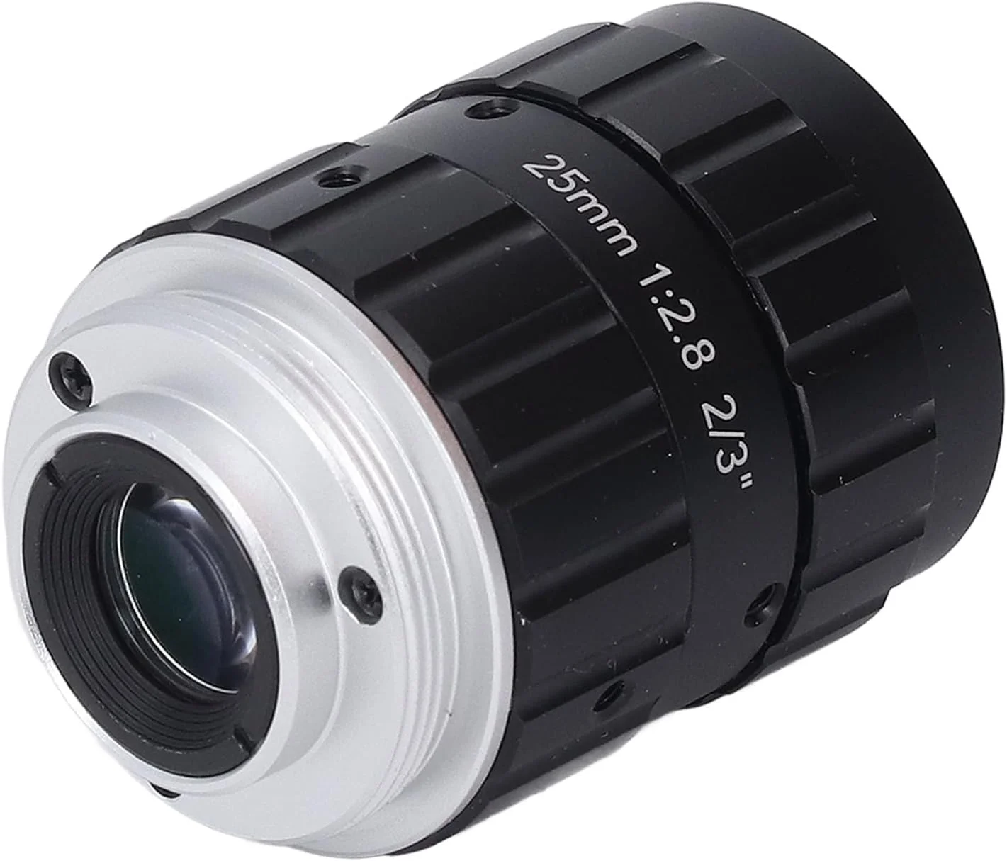 لنز سی مانت، لنز دوربین صنعتی، لنز دید ماشین، لنز زاویه باز، 12 مگاپیکسل 2/3 25 میلی متر فاصله کانونی F2.8 رزولوشن بالا با اعوجاج کم لنز سی مانت، لنز دوربین صنعتی، لنز دید ماشین، لنز زاویه باز، 12 مگاپیکسل 2/3 25 میلی متر فاصله کانونی F2.8 رزولوشن بالا با اعوجاج کم