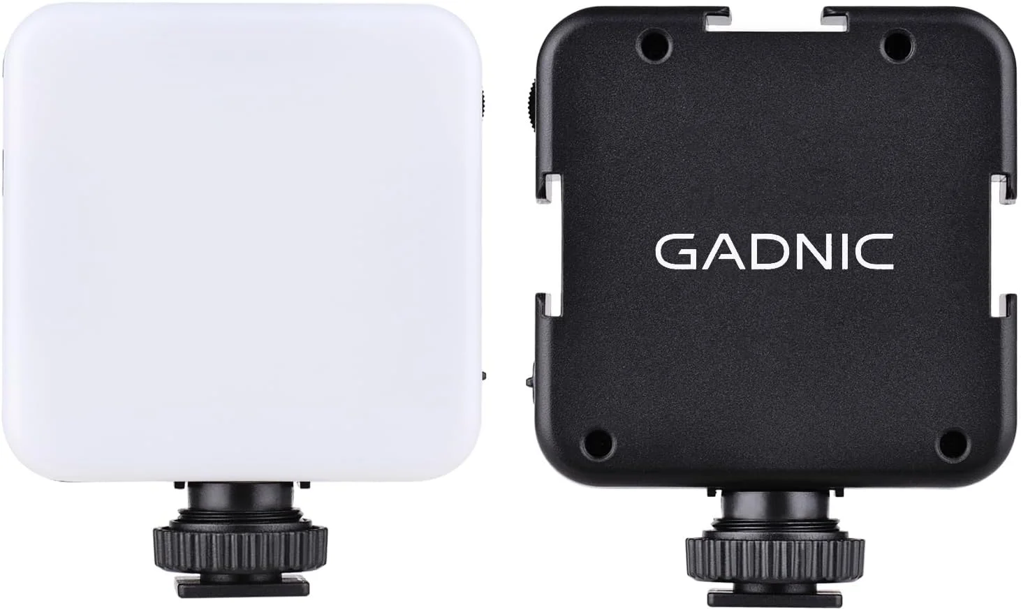 نور ویدئویی فوق العاده روشن 42LED هلمی با 42 عدد لامپ LED، دمای رنگ 6000K، روشنایی قابل تنظیم، به همراه پایه اتصال کفشک سرد برای دوربین های DSLR، دوربین های فیلمبرداری، پخش زنده ویدئو