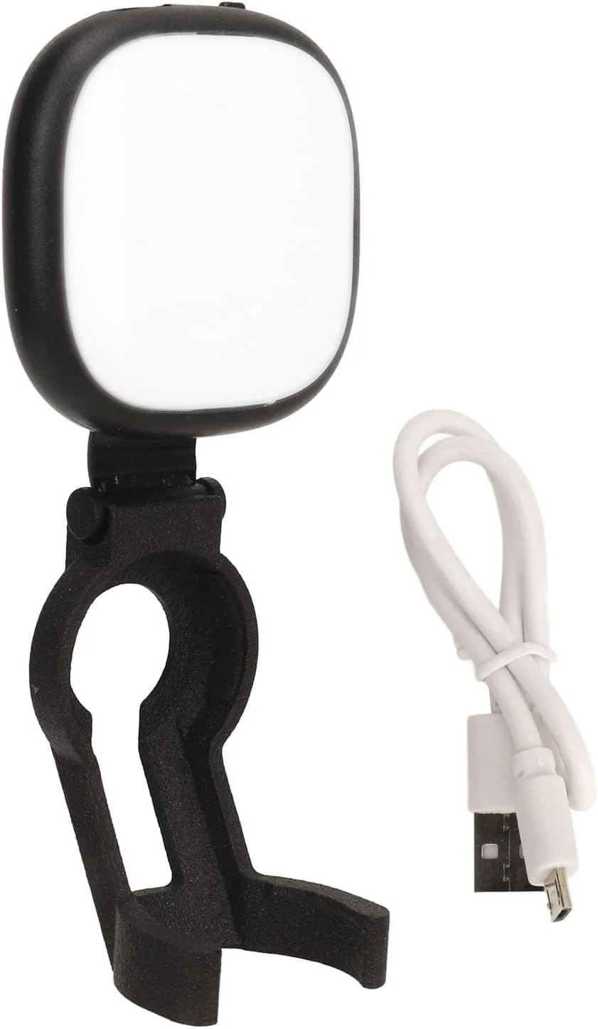 نور ویدئویی LED برای Osmo Pocket 3 2 1، نور پرکننده قابل شارژ USB، تنظیم 3 حالت نور، نور سلفی قابل حمل Vlog با براکت