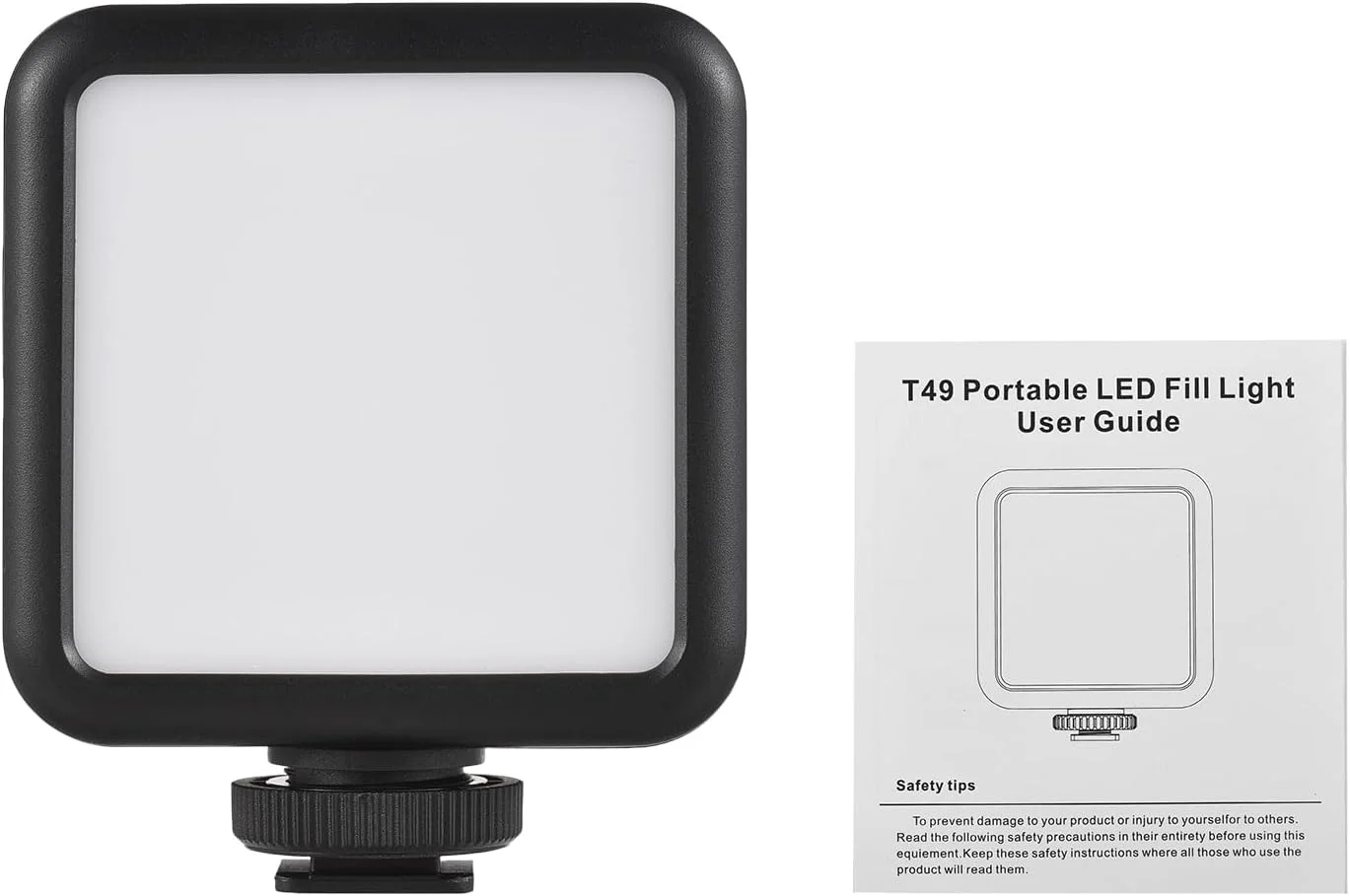 چراغ LED جیبی برای ویدیو، عکاسی، دمای رنگ 5600K با 25 عدد لامپ، 3 پایه نصب کفشک سرد برای پخش زنده، استودیوی خانگی، تجاری چراغ LED جیبی برای ویدیو، عکاسی، دمای رنگ 5600K با 25 عدد لامپ، 3 پایه نصب کفشک سرد برای پخش زنده، استودیوی خانگی، تجاری