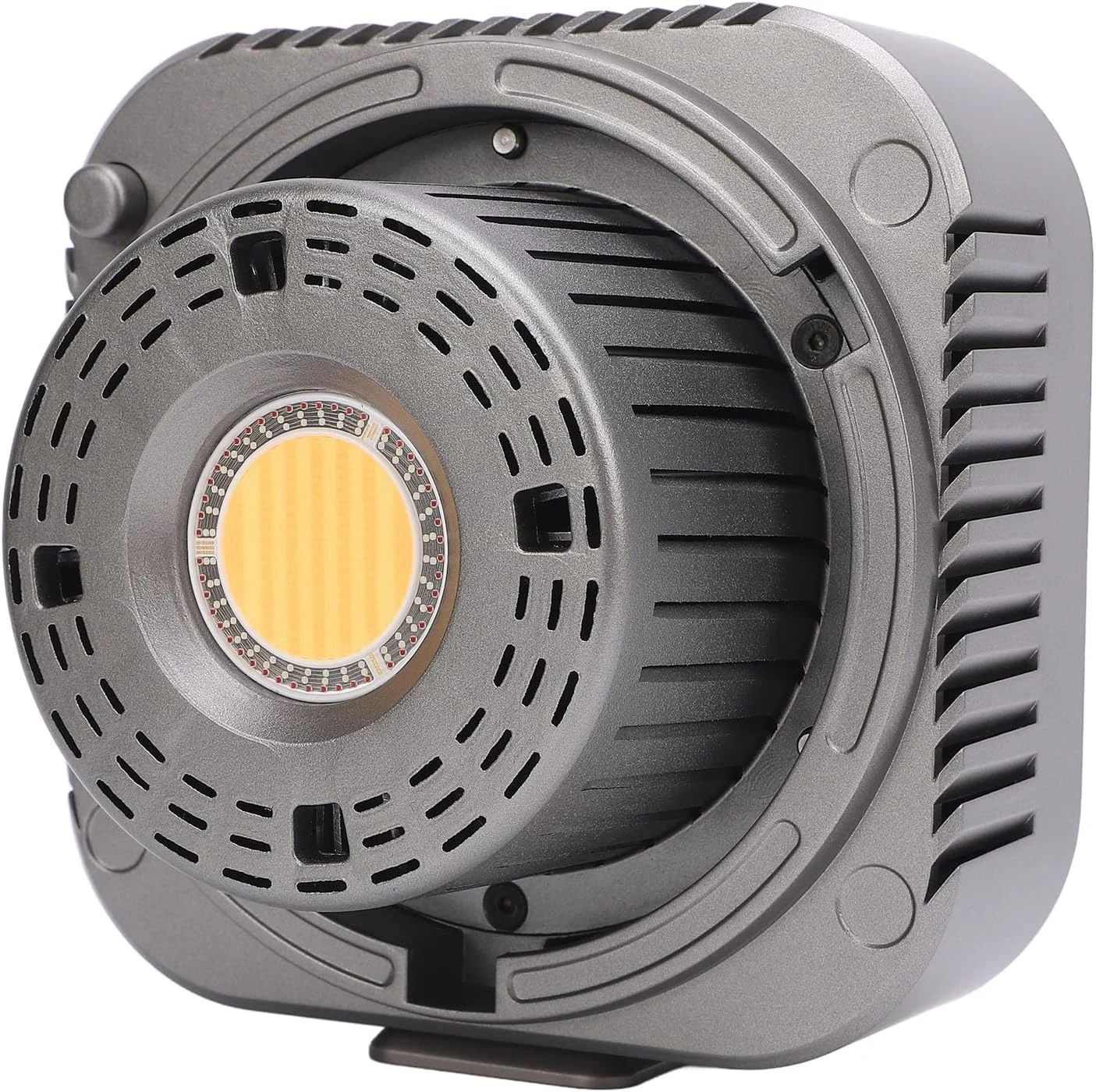 نور پرکننده RGB قابل حمل 100 وات با کنترل از طریق اپلیکیشن، 3000K تا 6500K برای عکاسی، صحنه‌های بی‌پایان با 51 افکت، منبع تغذیه DC Type C، پایه برای سافت باکس و سه‌پایه، فن کم صدا