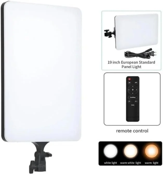 نور پرکننده عکس ال ای دی قابل حمل 24 اینچی Monopo RL-24 | پنل نورپردازی دو رنگ قابل تنظیم 100 واتی برای عکاسی، ضبط ویدیو و پخش زنده نور پرکننده عکس ال ای دی قابل حمل 24 اینچی Monopo RL-24 | پنل نورپردازی دو رنگ قابل تنظیم 100 واتی برای عکاسی، ضبط ویدیو و پخش زنده