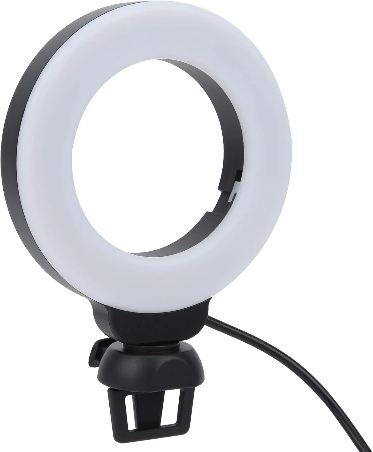 چراغ LED، چراغ کوچک قابل حمل برای ویدئو با گیره برای تبلت و لپ تاپ، مناسب تماس های ویدئویی، پخش زنده و جلسات آنلاین