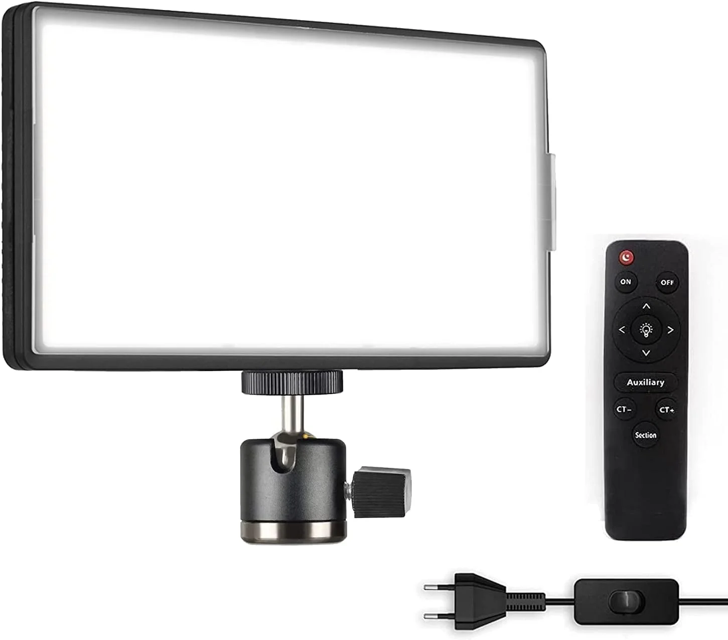 نور ال ای دی حرفه ای 11 اینچی دوربین Coku برای فیلمبرداری با کنترل از راه دور نور و هد توپی، کیت نورپردازی برای عکاسی، آرایش، یوتیوب و ویدیوهای اینستاگرام