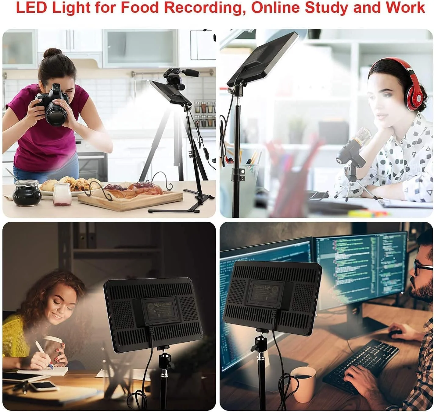 نور ال ای دی حرفه ای 11 اینچی دوربین Coku برای فیلمبرداری با کنترل از راه دور نور و هد توپی، کیت نورپردازی برای عکاسی، آرایش، یوتیوب و ویدیوهای اینستاگرام نور ال ای دی حرفه ای 11 اینچی دوربین Coku برای فیلمبرداری با کنترل از راه دور نور و هد توپی، کیت نورپردازی برای عکاسی، آرایش، یوتیوب و ویدیوهای اینستاگرام