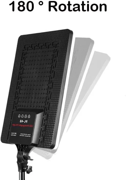 چراغ LED استودیویی برای نورپردازی عکس و فیلم | پنل نور حرفه ای برای عکاسی و فیلمبرداری | ایده آل برای استودیو، یوتیوب و نورپردازی پرتره چراغ LED استودیویی برای نورپردازی عکس و فیلم | پنل نور حرفه ای برای عکاسی و فیلمبرداری | ایده آل برای استودیو، یوتیوب و نورپردازی پرتره