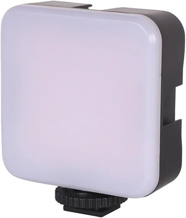 نور ویدئویی جیبی LED، نور پرکننده قابل شارژ قابل حمل با پایه قابل تنظیم 150 درجه، اندازه جمع و جور برای کنفرانس ویدئویی، عکاسی، پخش زنده