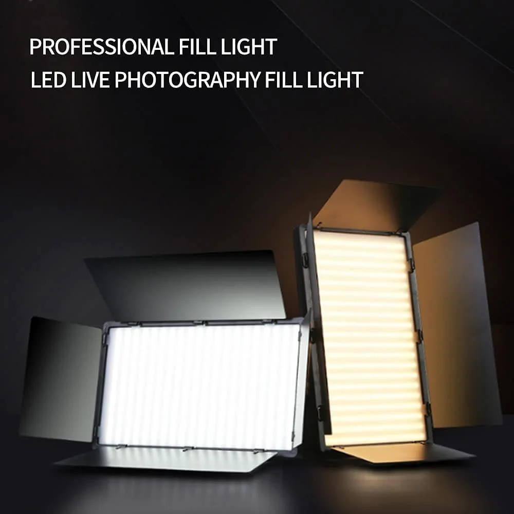 کیت نور ال ای دی 800، نور ویدیویی دوربین قابل شارژ و با قابلیت اتصال به برق، 3200K-5600K، نور زنده کنفرانس ویدیویی