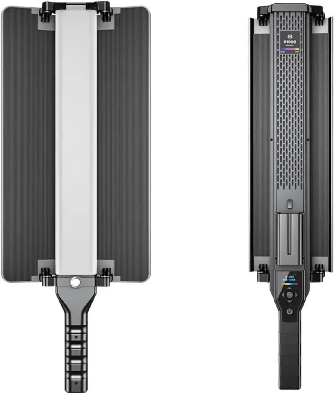 چراغ استودیویی LED RGB – چراغ قابل حمل برای فیلمبرداری و عکاسی، نورپردازی چند رنگ، دیمر دار، قابل شارژ، ایده آل برای پرتره چراغ استودیویی LED RGB – چراغ قابل حمل برای فیلمبرداری و عکاسی، نورپردازی چند رنگ، دیمر دار، قابل شارژ، ایده آل برای پرتره