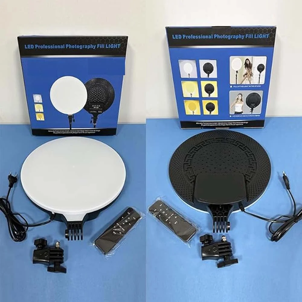 نور پرکننده LED گرد با کنترل از راه دور و دستیار لمسی، قطر 33 سانتی متر