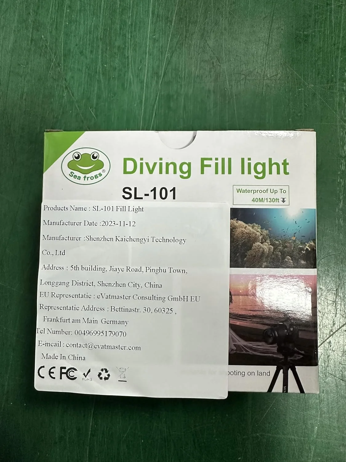 چراغ غواصی ال ای دی Sea frogs با 60 ال ای دی، فوق العاده روشن 1800LM، ضد آب تا عمق 40 متر، 5500K، مناسب برای استودیو فیلمبرداری و عکاسی