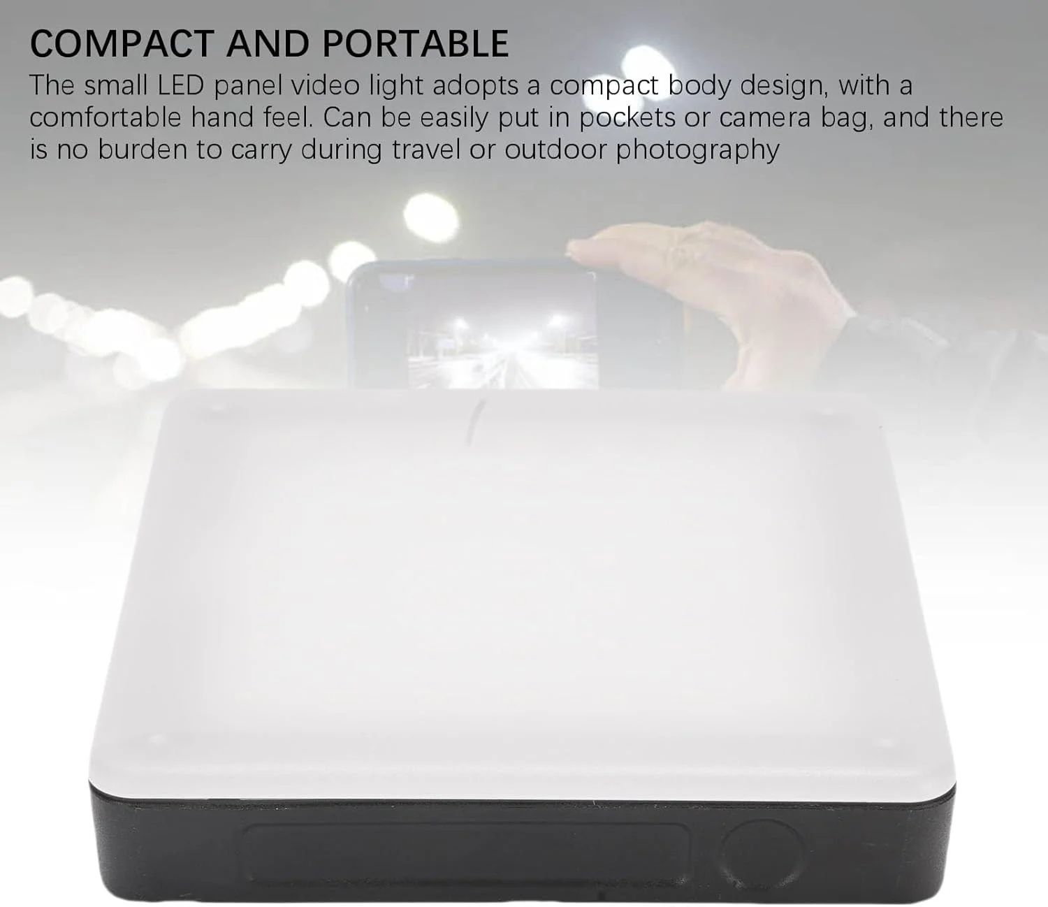 نور ویدئویی ال ای دی 49 مهره ای، نور ویدئویی ال ای دی کوچک شارژ USB C کنترل لمسی کم نور حرفه ای برای عکاسی نور ویدئویی ال ای دی 49 مهره ای، نور ویدئویی ال ای دی کوچک شارژ USB C کنترل لمسی کم نور حرفه ای برای عکاسی