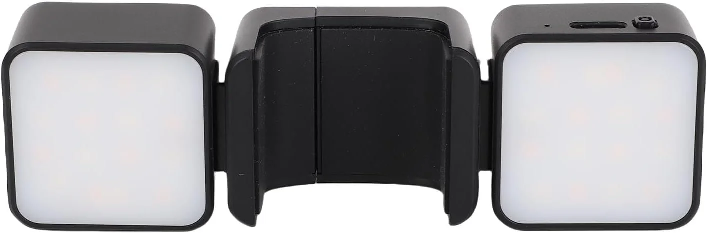 نور کمکی دوربین اکشن، چراغ LED مغناطیسی قابل شارژ USB C برای عکاسی