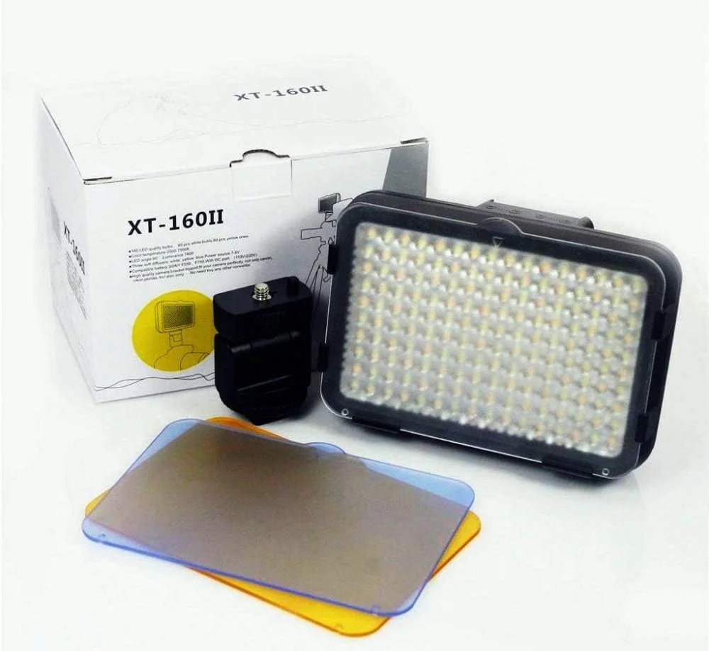 چراغ ویدئویی ال ای دی Shoot XT-160II برای دوربین های DSLR کانن و سونی