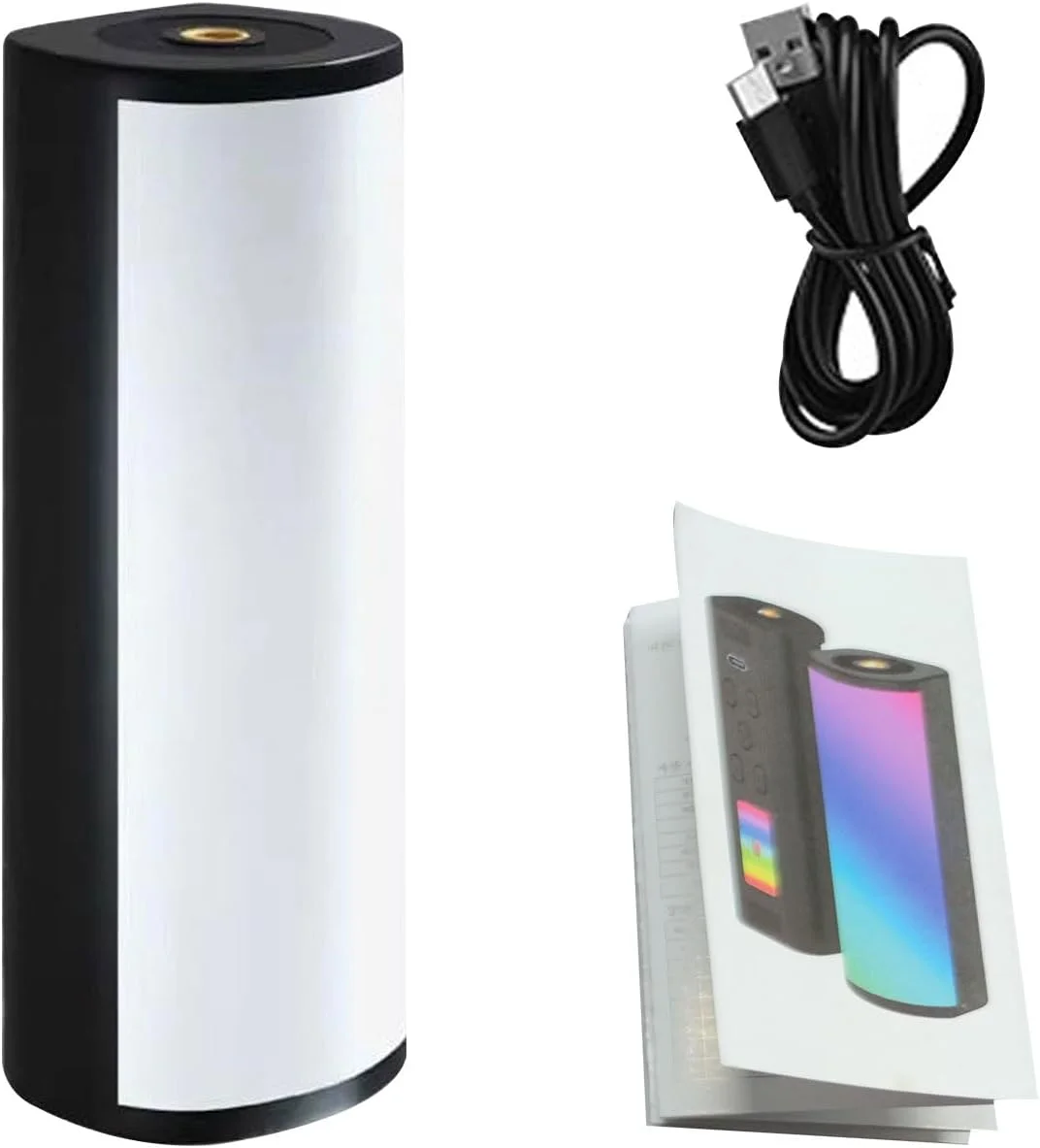 چراغ استیک شارژی سوراندی، چراغ ویدئویی ال ای دی RGB 600LUX قابل حمل با زاویه نوردهی 120 درجه و 88 مهره ال ای دی 2500K-7000K با قابلیت مغناطیسی، مناسب برای سلفی، ولاگ و عکاسی از اشیاء و پرتره