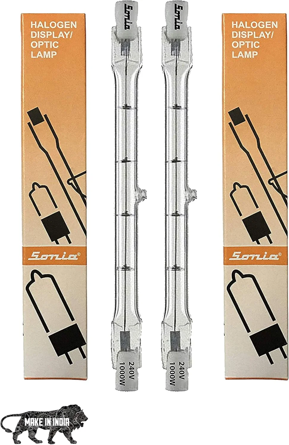 لامپ هالوژن 1000 وات سونیا مناسب نور مداوم برای فیلمبرداری، بسته 2 عددی لامپ هالوژن 1000 وات سونیا مناسب نور مداوم برای فیلمبرداری، بسته 2 عددی