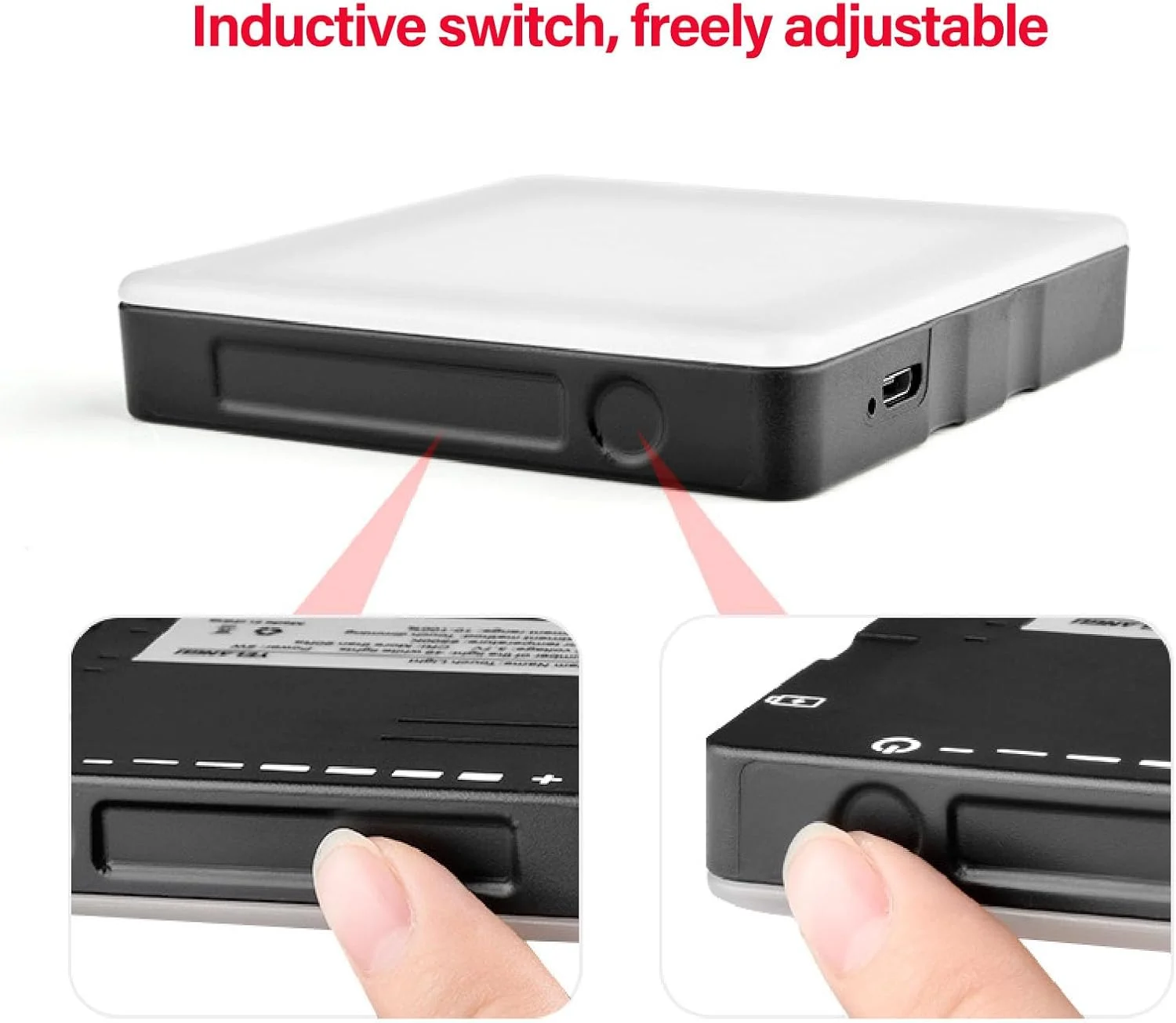 چراغ ویدئویی LED سوراندی، چراغ دوربین 49 LED برای عکس، ضبط ویدئو با 4 فیلم رنگی، کنترل لمسی دمای رنگ قابل تنظیم برای عکاسی، پخش زنده