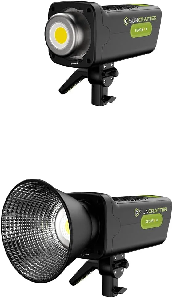 نور ویدئویی LED مدل S200B COB، 200 وات (حداکثر 310 وات)، دو رنگ 2700 تا 5600 کلوین، تک بسته نور ویدئویی LED مدل S200B COB، 200 وات (حداکثر 310 وات)، دو رنگ 2700 تا 5600 کلوین، تک بسته