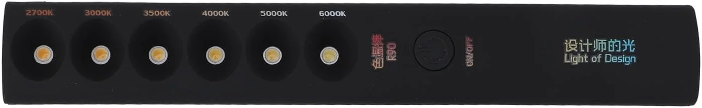 چراغ میله ای قابل حمل تنظیم دمای رنگ Syrisora، حرفه ای، قابل شارژ، 6 حالت نورپردازی عکاسی