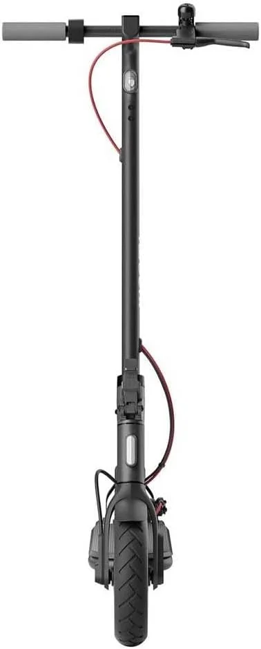 اسکوتر برقی شیائومی 4 مشکی با سیستم ترمز دوگانه، حداکثر سرعت 20 کیلومتر در ساعت | مسافت پیمایش 35 کیلومتر | لاستیک بادی 10 اینچی مدل 2023، ابعاد 1143X1170 میلی‌متر