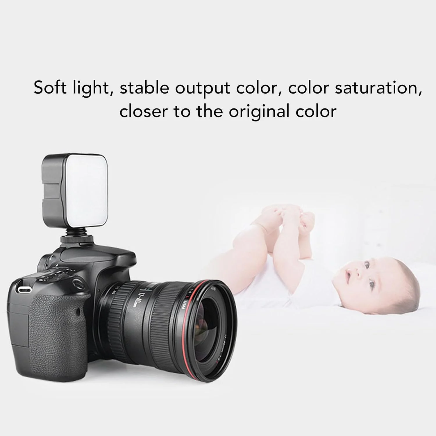 چراغ LED قابل حمل برای ویدیو - 49 ال ای دی مراقبت از چشم، نور دوربین برای عکاسی و پخش زنده چراغ LED قابل حمل برای ویدیو - 49 ال ای دی مراقبت از چشم، نور دوربین برای عکاسی و پخش زنده