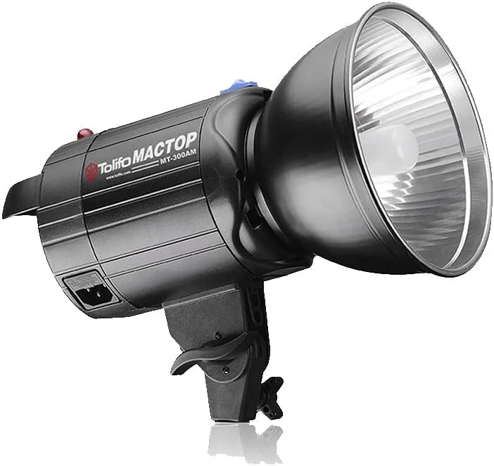 فلاش استودیویی تولیفو MT-300AM مدل Mactop 300W با نمایشگر LED و سایز کوچک
