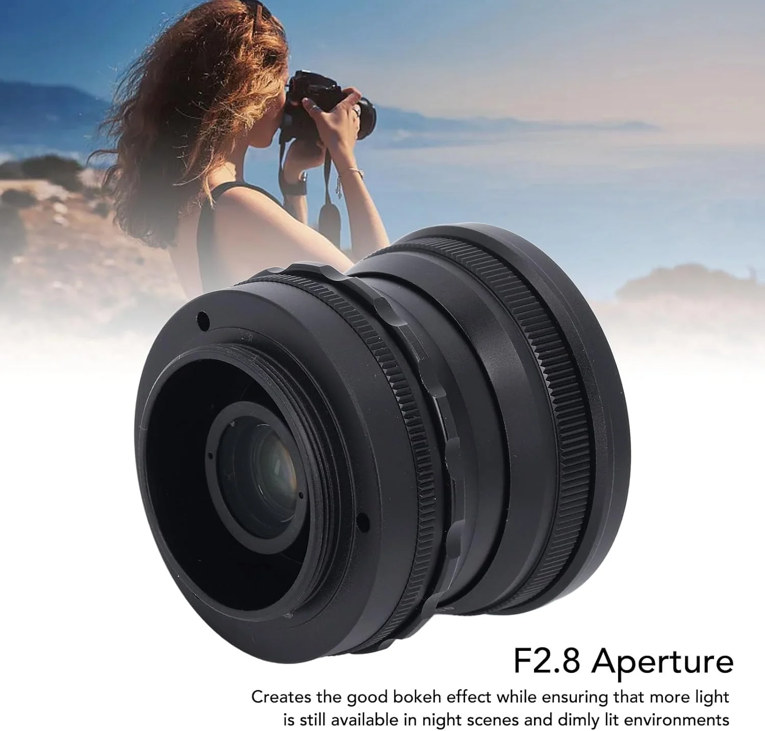 لنز زاویه باز فوق عریض 7.5 میلی‌متری F2.8 با فوکوس دستی، لنز زاویه باز صنعتی با وضوح بالا M42 با فوکوس دستی