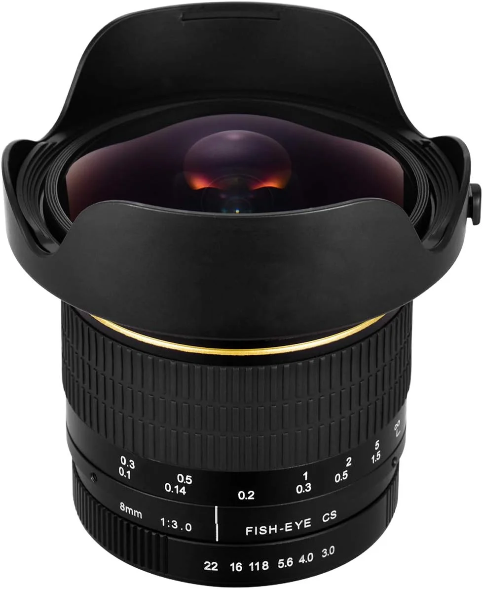لنز فیش آی 8 میلی متری Morelian f3.0 APS-C با فوکوس دستی و زاویه دید فوق العاده گسترده سازگار با دوربین نیکون