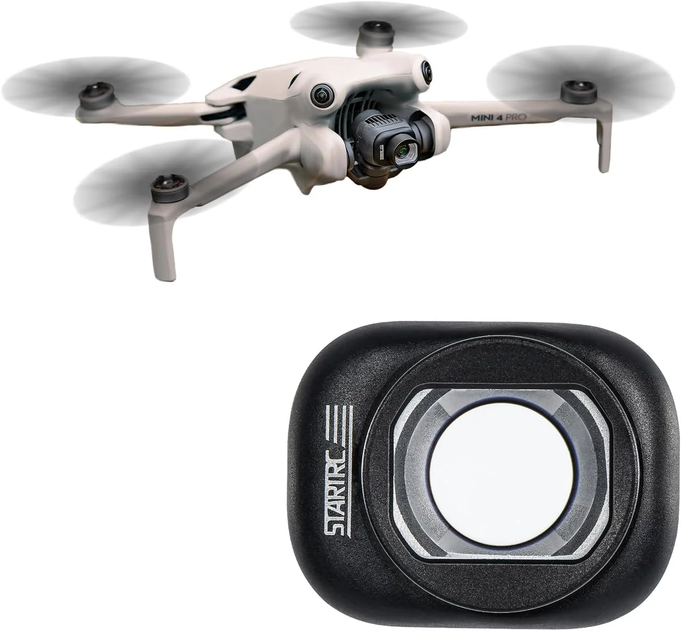 لنز واید مینی 4 پرو NALACAL، شیشه اپتیکال با کیفیت بالا، مناسب برای لوازم جانبی DJI Mini 4 Pro، نصب و جداسازی آسان، گسترش زاویه دید تصویربرداری پهپاد، لنز HD