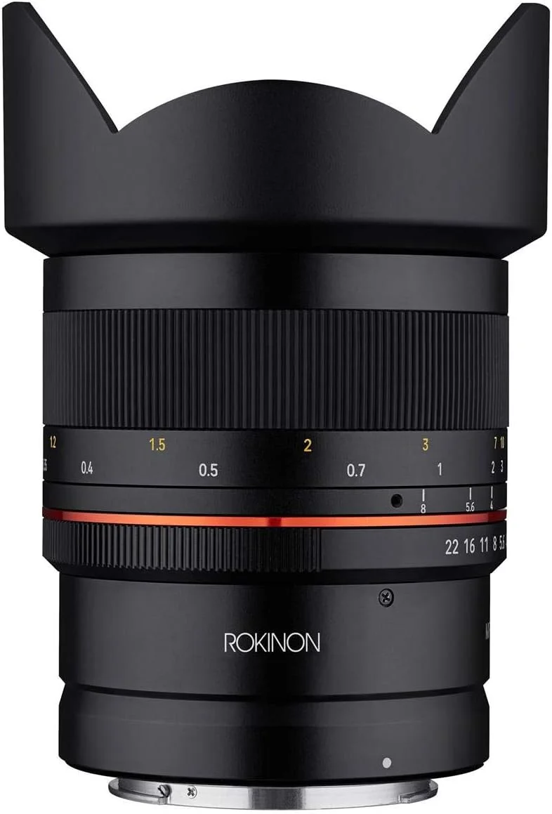 لنز زاویه باز فوق العاده عریض ۱۴ میلی متری ROKINON با دیافراگم F2.8 مناسب برای دوربین های بدون آینه Canon R