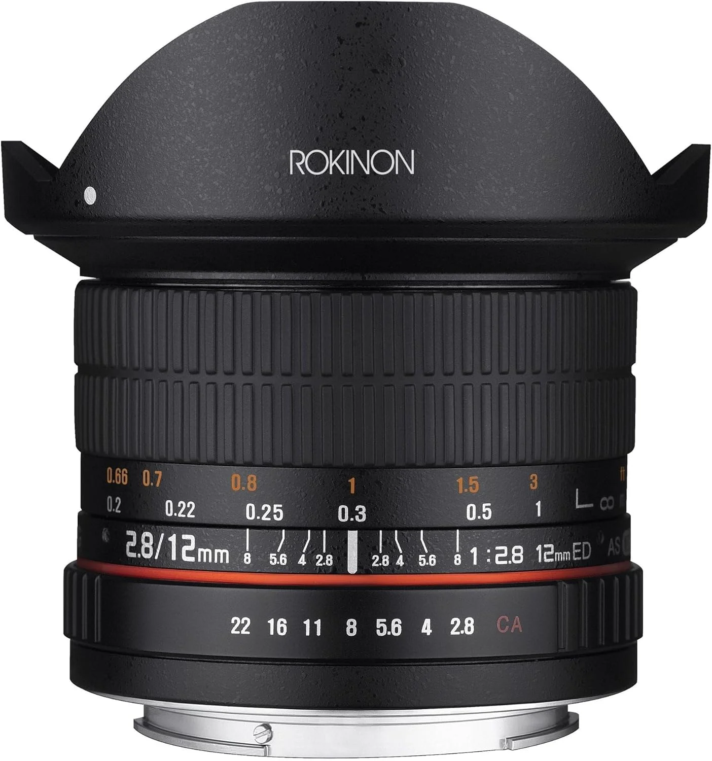 لنز چشم‌ماهی فوق‌عریض 12 میلی‌متری F2.8 Rokinon برای دوربین‌های لنز قابل تعویض Sony E Mount (Nex) - سازگار با فول فریم