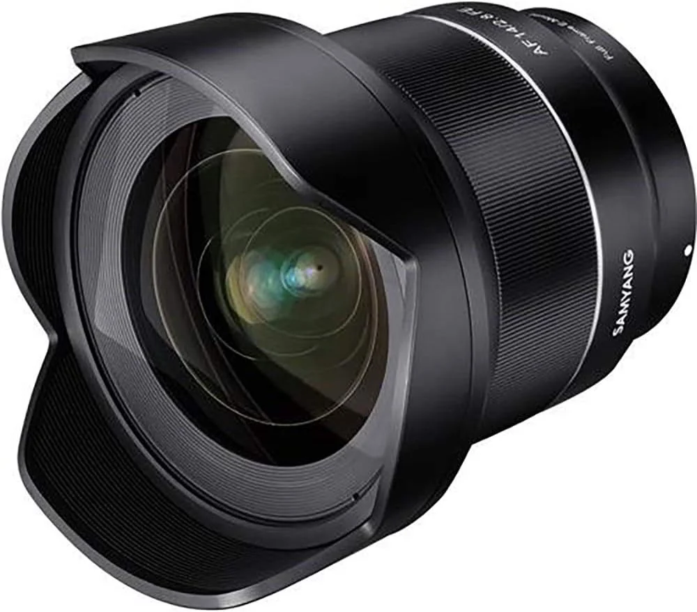 لنز زاویه باز 14 میلی‌متری Samyang با دیافراگم F2.8، فول فریم و فوکوس خودکار برای Canon EF