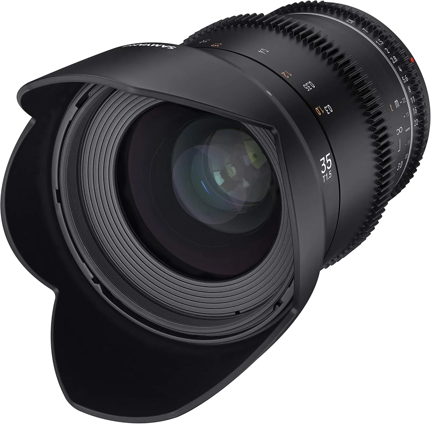 لنز سینمایی زاویه باز سریع سام یانگ 35mm T1.5 VDSLR MK2 برای سونی E لنز سینمایی زاویه باز سریع سام یانگ 35mm T1.5 VDSLR MK2 برای سونی E