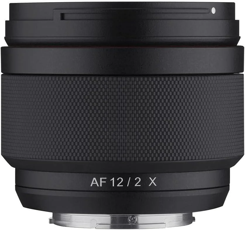 لنز 12mm f/2.0 AF سامیانگ با زاویه دید فوق عریض و فوکوس خودکار APS-C مناسب برای Fujifilm X (مدل SYIO12AF-FX)، مشکی لنز 12mm f/2.0 AF سامیانگ با زاویه دید فوق عریض و فوکوس خودکار APS-C مناسب برای Fujifilm X (مدل SYIO12AF-FX)، مشکی