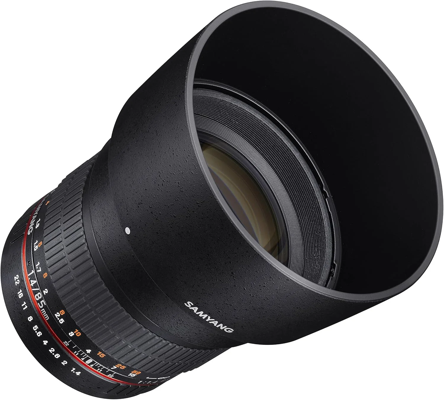 لنز فوق عریض 85mm F1.4 Samyang Sy85M-Fx برای دوربین های فوجی X Mount، مشکی، سایز واحد