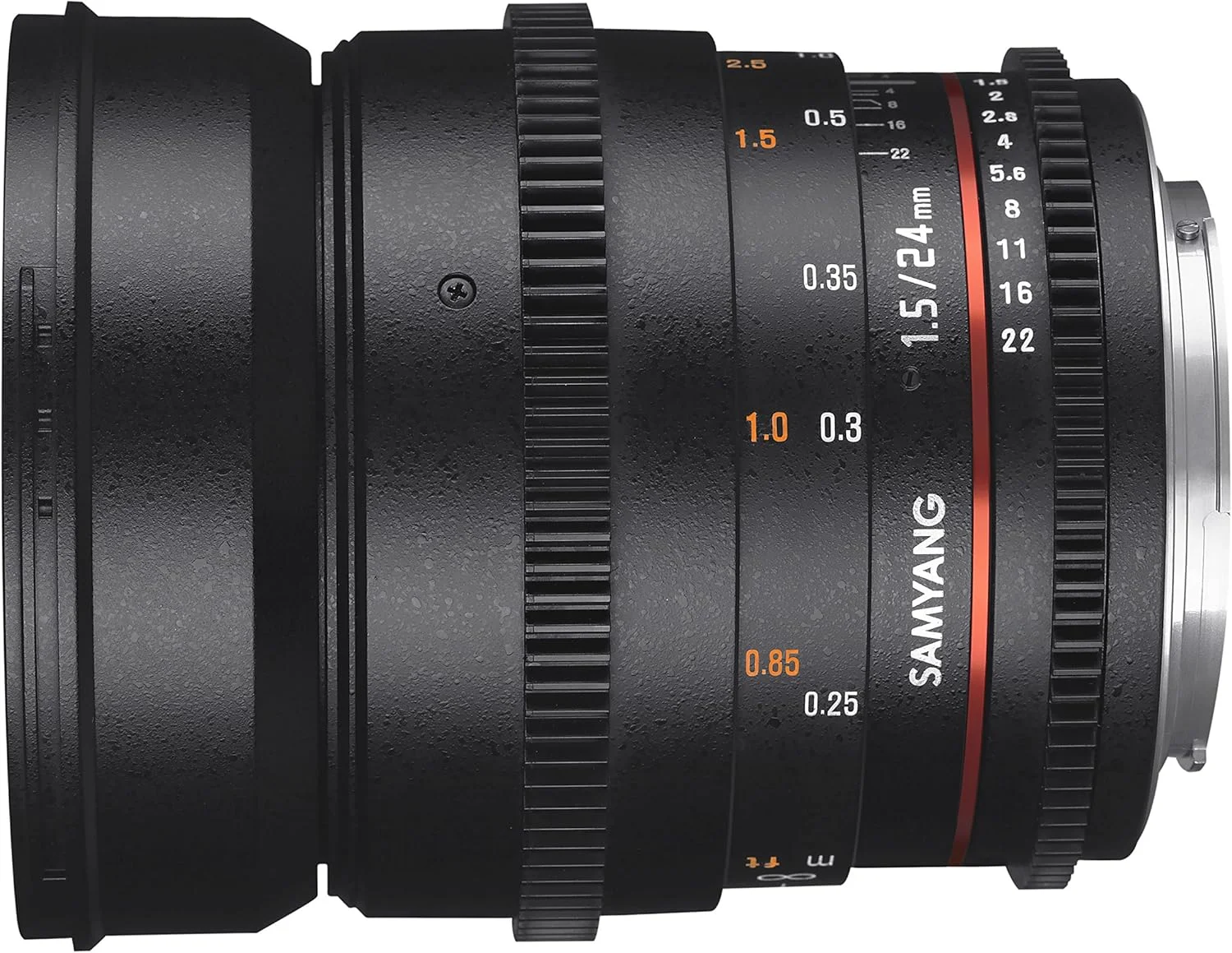 لنز سینمایی واید انگل 24mm T1.5 Samyang SYDS24M-N VDSLR II برای دوربین های نیکون (FX) لنز سینمایی واید انگل 24mm T1.5 Samyang SYDS24M-N VDSLR II برای دوربین های نیکون (FX)