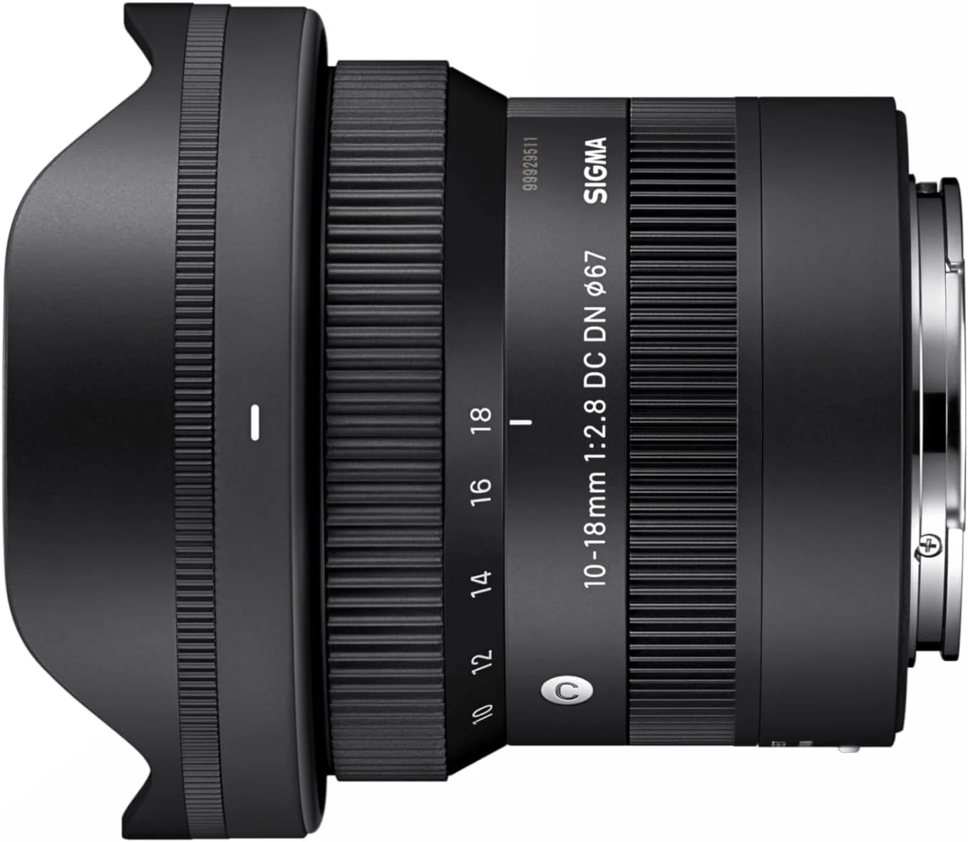 لنز سیگما 10-18mm F2.8 DC DN برای Sony E، مدل 207965