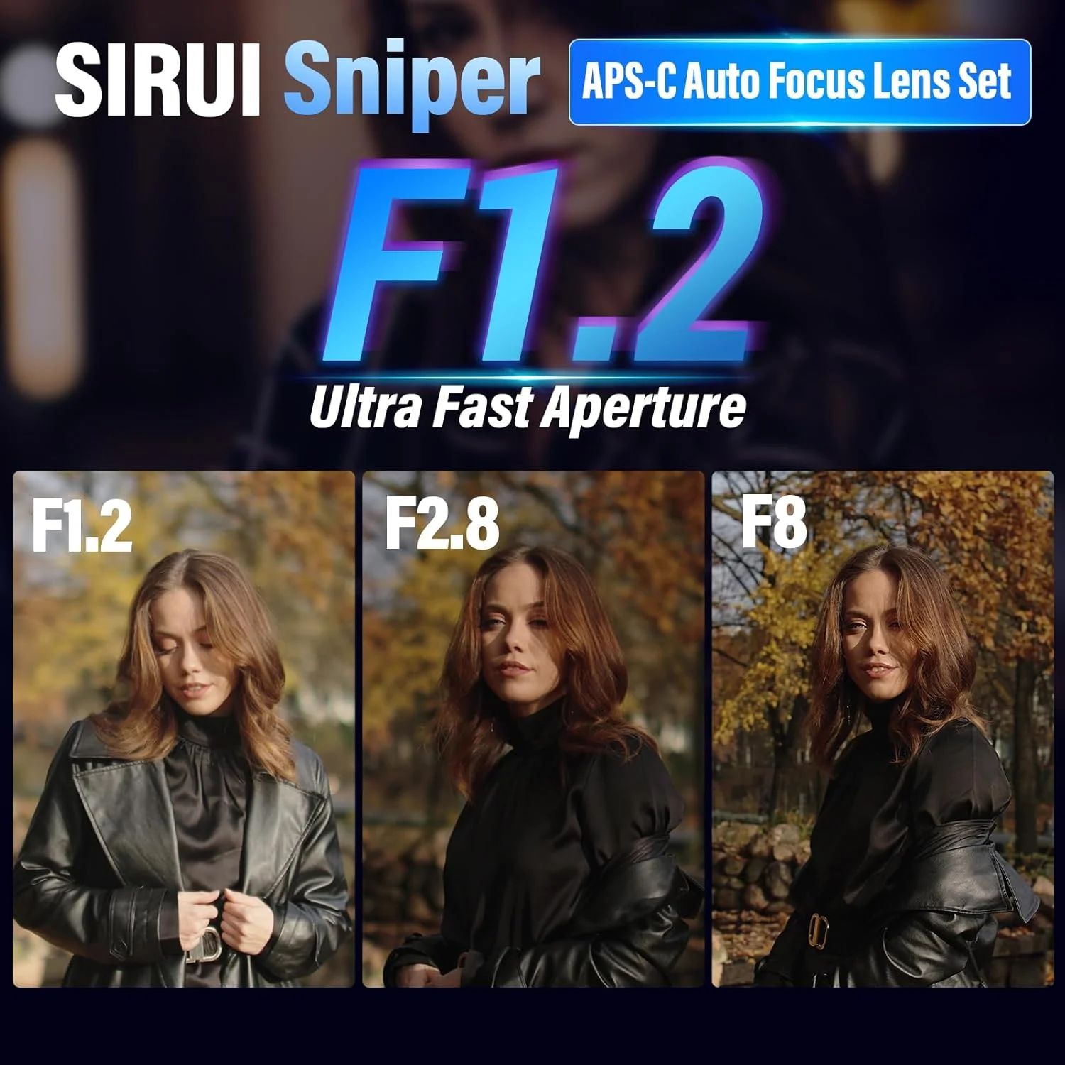 لنز دوربین 56mm با فوکوس خودکار SIRUI Sniper، زاویه دید عریض، APS-C (مانت Z، نقره ای)