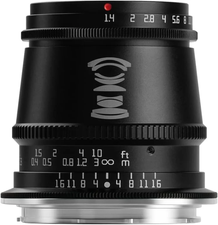 لنز دوربین 17mm F1.4 APS-C با فوکوس دستی و زاویه دید باز TTArtisan برای دوربین های L Mount سازگار با Leica T، TL، TL2، CL، Sigma FP (مدل APS-C)